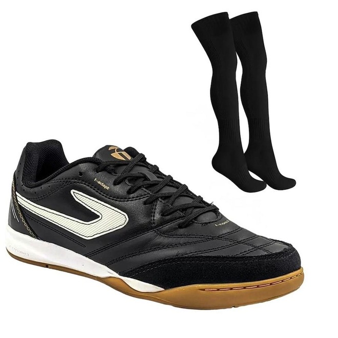 Kit Chuteira Futsal Topper Maestro Pro IV + Meião - Foto 1