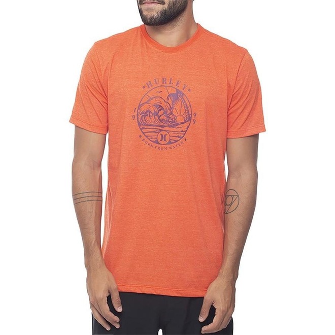 Camiseta Hurley Wave - Masculina - Foto 1