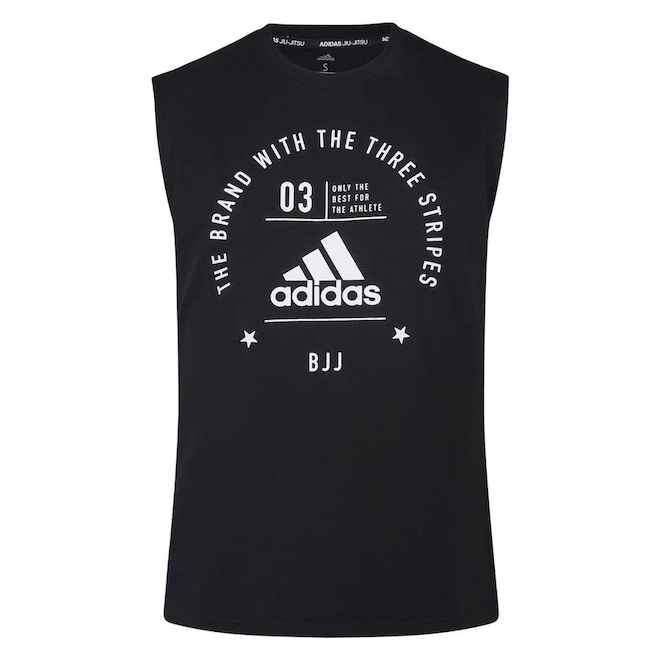 Camiseta Regata adidas Community Line BJJ - Masculina - Foto 1