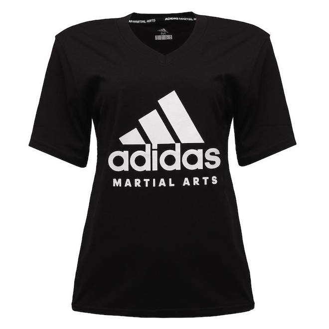 Camiseta adidas Martial Arts - Feminina - Foto 1