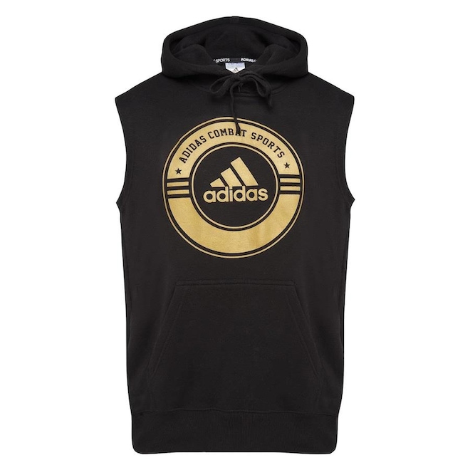 Camiseta Regata com Capuz adidas Combat Sports CS - Masculina - Foto 1
