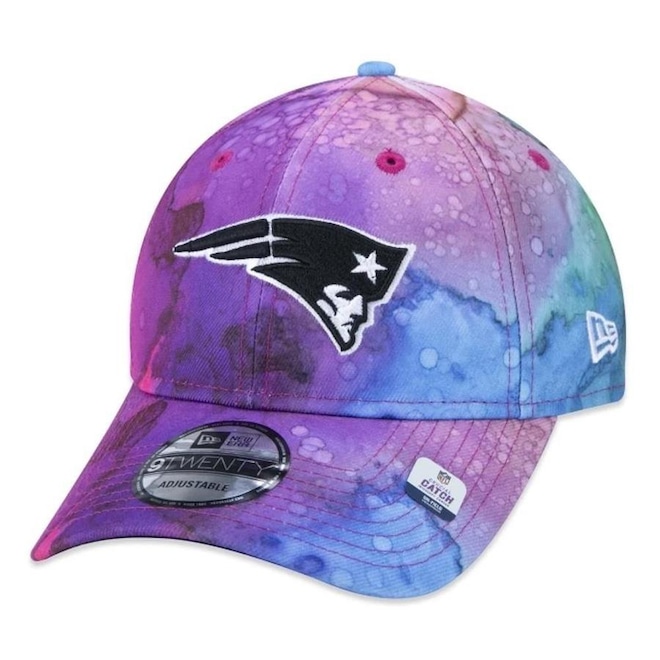 Boné Aba Curva New Era 9Twenty New England Patriots Crucial Catch 2022 - Strapback - Adulto - Foto 1
