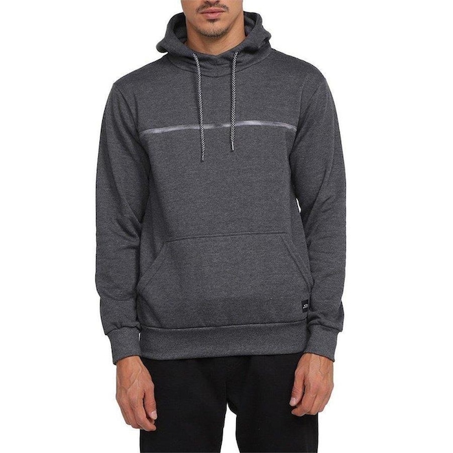 Blusão de Moletom com Capuz Oakley Canguru Phantasmagoria Block - Masculino - Foto 1