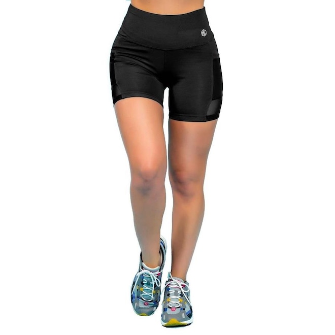 Bermuda Manalinda Bolso Tule - Feminino - Foto 1