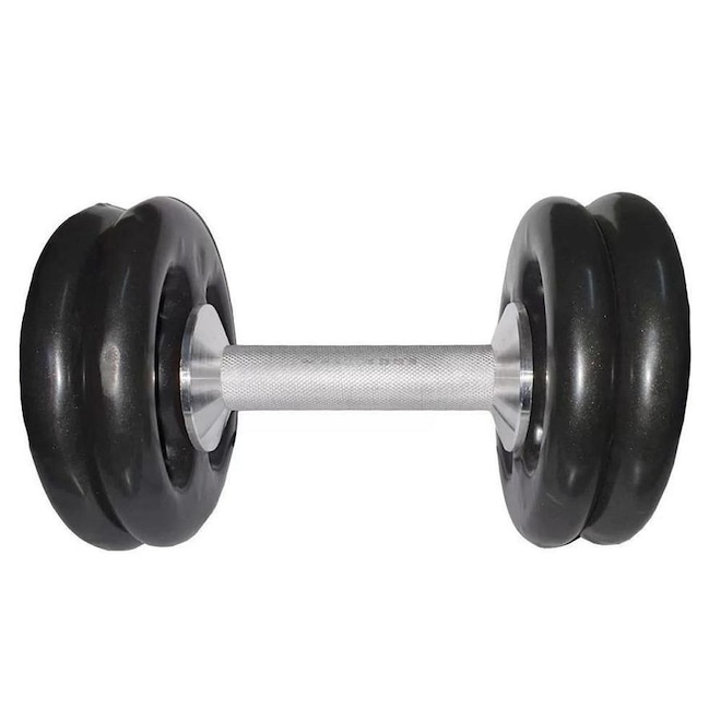 Dumbell IBJ Plastificado - 18Kg - Foto 1