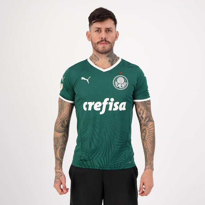 Camisa do Palmeiras I 2022 Pelé Eterno Puma - Masculina - Foto 1