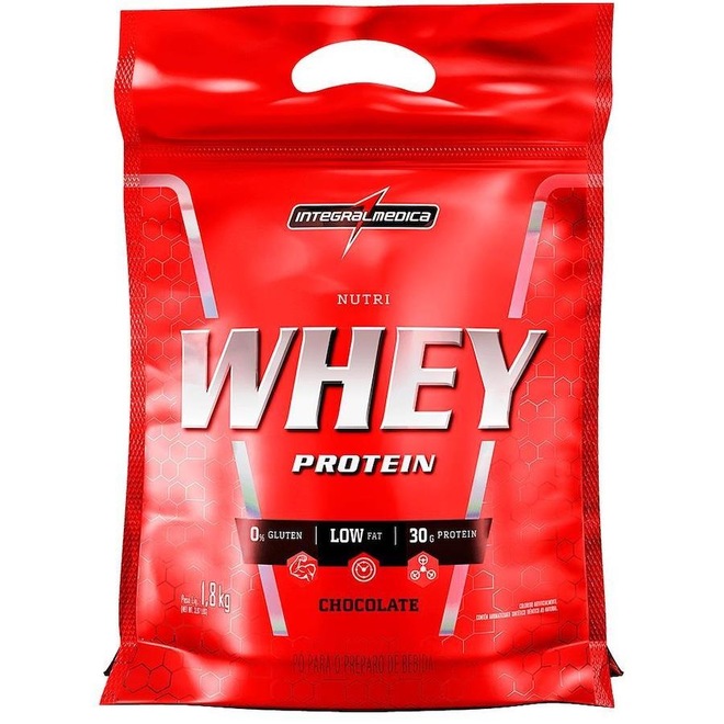 Nutri Whey Protein Integralmédica Pouch - 1,8kg - Foto 1