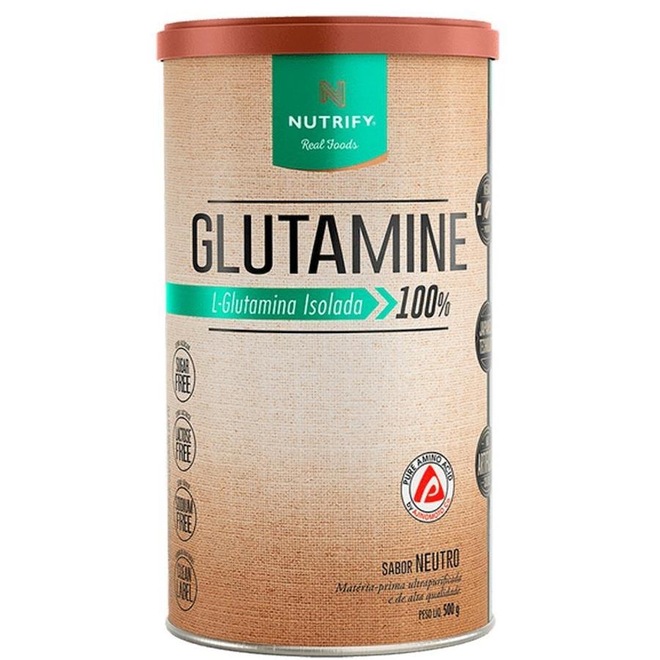 Glutamina Isolado 100% Clean Label Nutrify - 500g - Foto 1