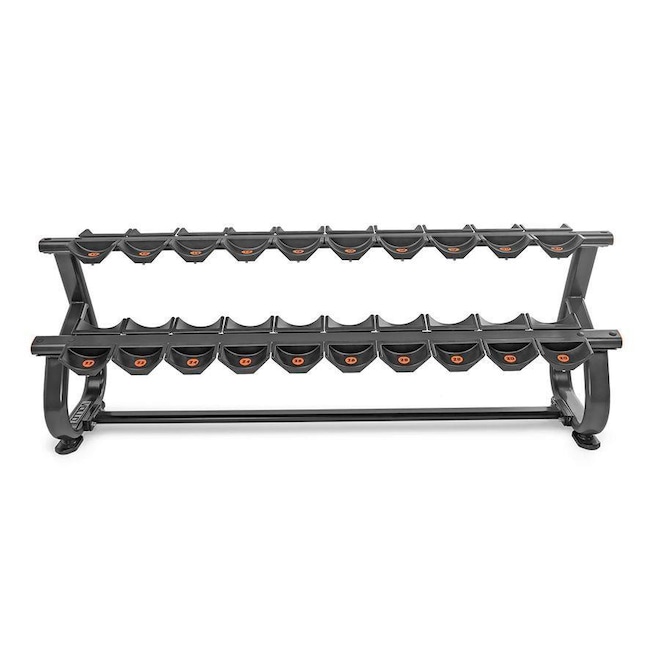 Suporte Horizontal para Halteres Dumbbell Vollo - 12kg a 30kg - Foto 1