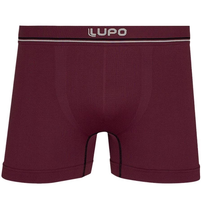 Kit Cuecas Boxer Lupo Microfibra Sem Costura - 2 Unidades - Adulto - Foto 1