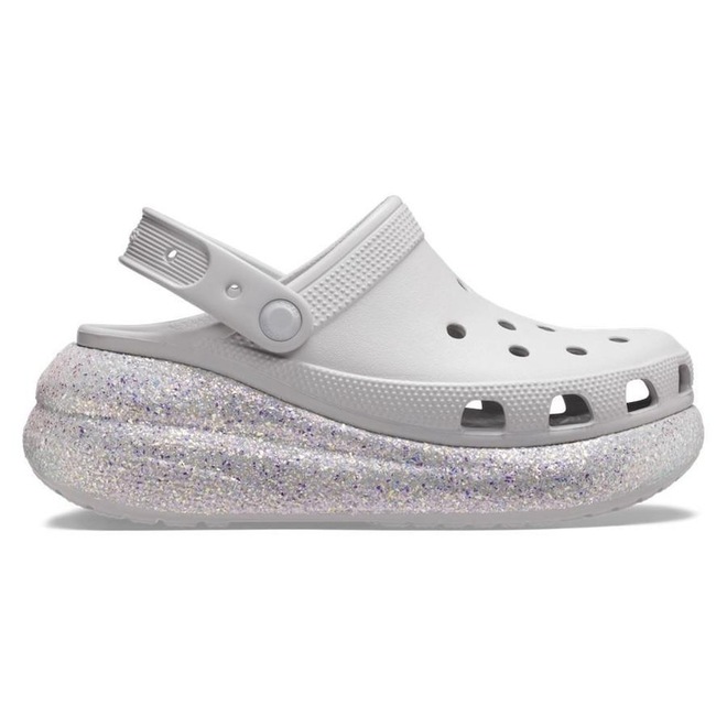 Chinelo Crocs Classic Crush Glitter Clog Atmosphere - Unissex - Foto 1