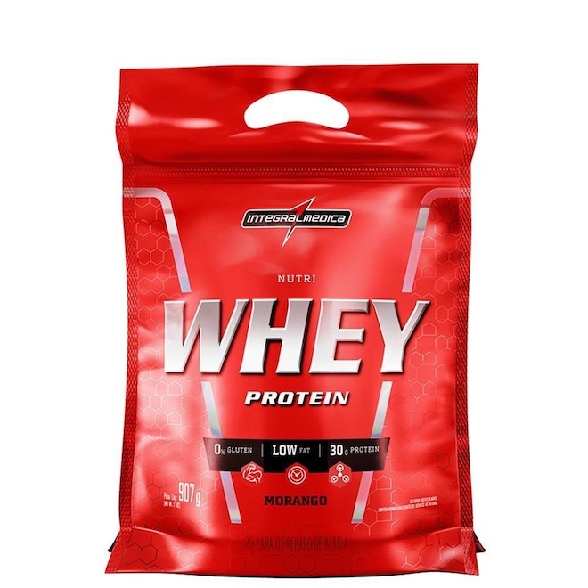 Nutri Whey Protein Integralmédica Pouch - 907g - Foto 1