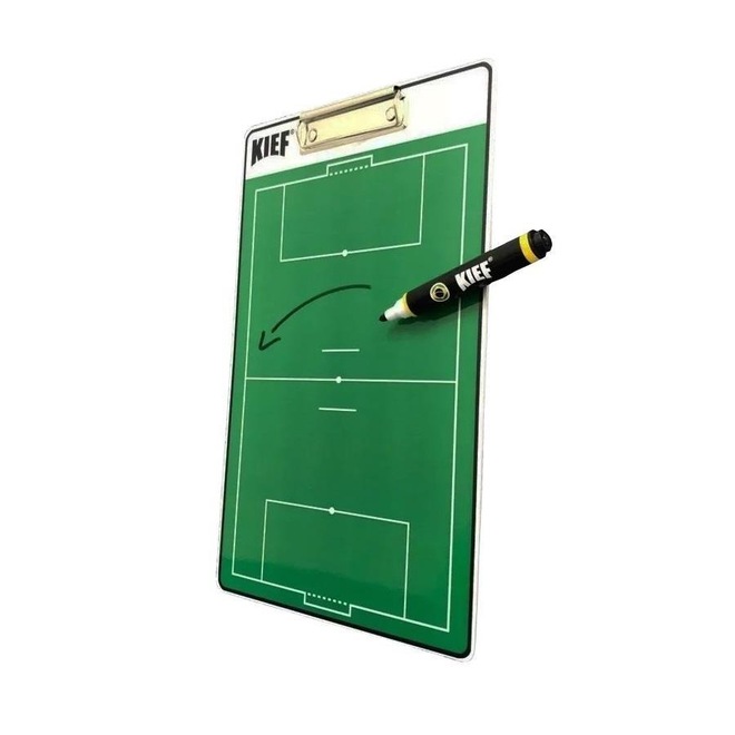 Prancheta Tática Kief Dupla Face de Futebol Society - Foto 1