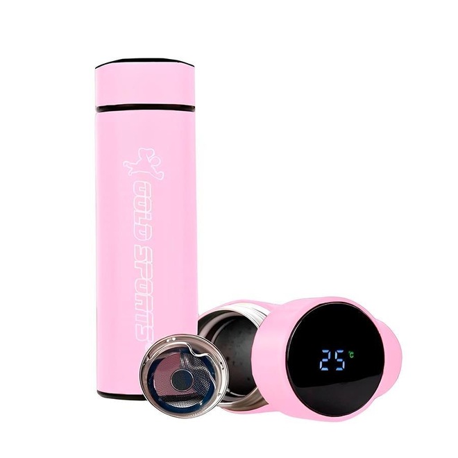 Garrafa Térmica Gold Sports SmartII com Termômetro Digital Infusor de Chá - Foto 1