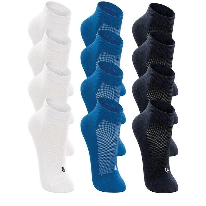 kit Meias Lupo Cano Curto - 12 Pares - Infantil - Foto 1