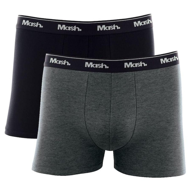 Kit 2 Cueca Mash Boxer Cotton Masculina - Foto 1