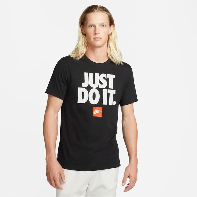 Camiseta Nike Sportswear Fran "Just Do It" Verbiage - Masculina - Foto 1