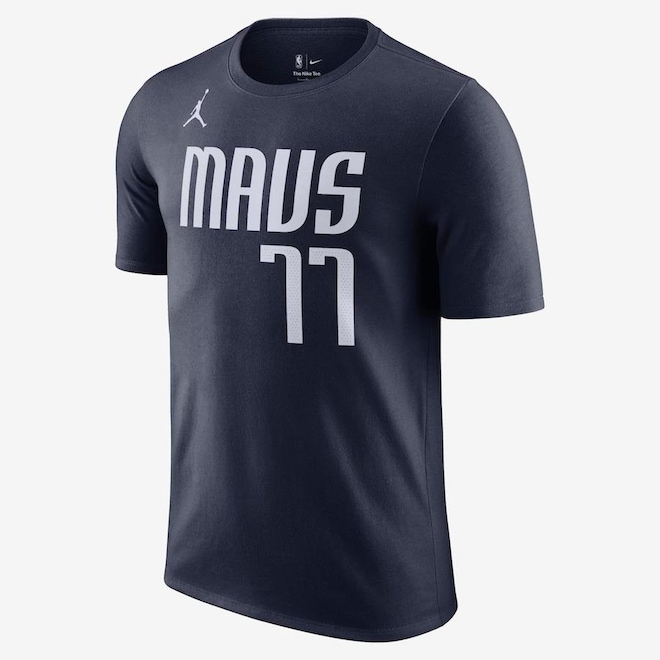 Camiseta Jordan Dallas Mavericks Statement Edition - Masculina - Foto 1