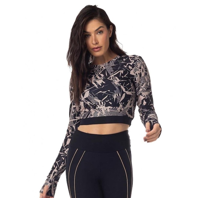 Camiseta Vestem Manga Longa Sodalita - Feminina - Foto 1