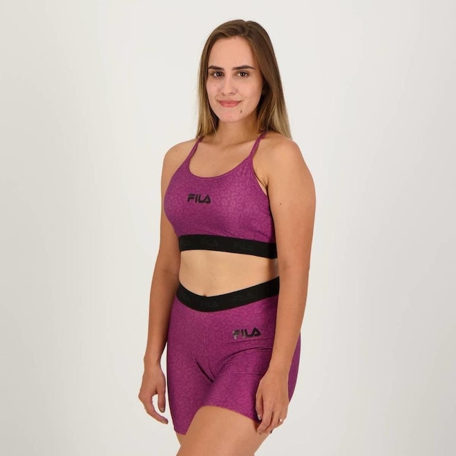 Top Fitness Fila Train Elastic II - Feminino - Foto 1