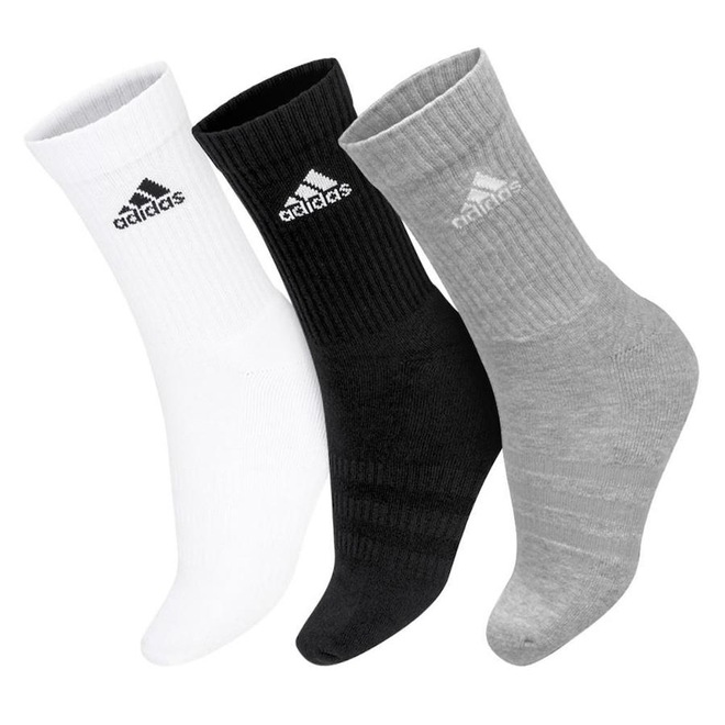 Kit de Meias Cano Alto adidas SPW CRW - 38 ao 40 - 03 Pares - Foto 1