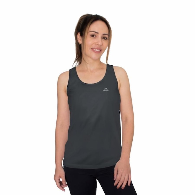 Camiseta Regata Muvin Dry Basic TK - Feminina - Foto 1