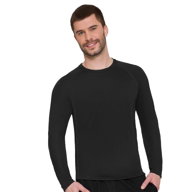 Camisa Térmica Selene Segunda Pele - Masculina - Foto 1