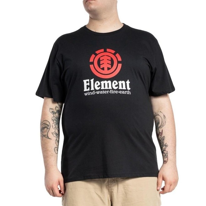 Camiseta Element Vertical Plus Size - Masculina - Foto 1