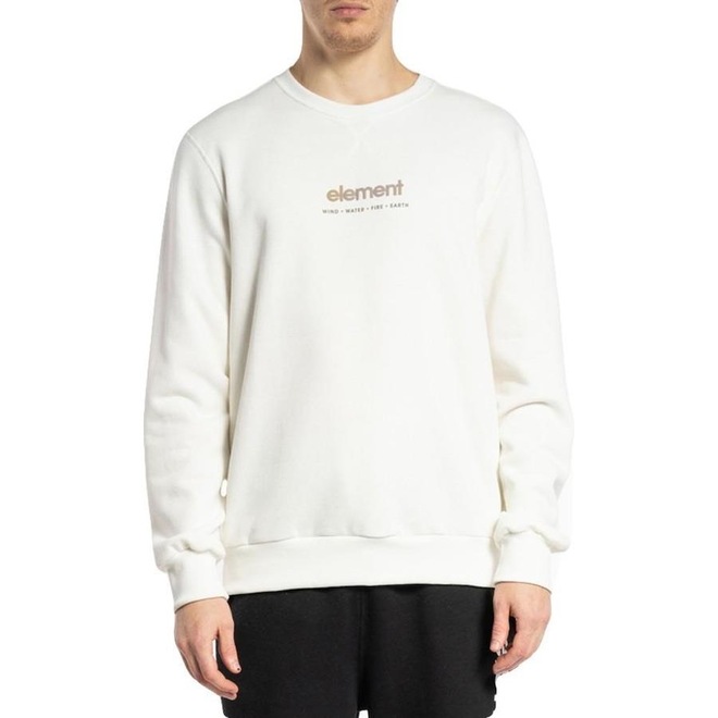 Blusão de Moletom sem Capuz Element Mini Logo - Masculino - Foto 1