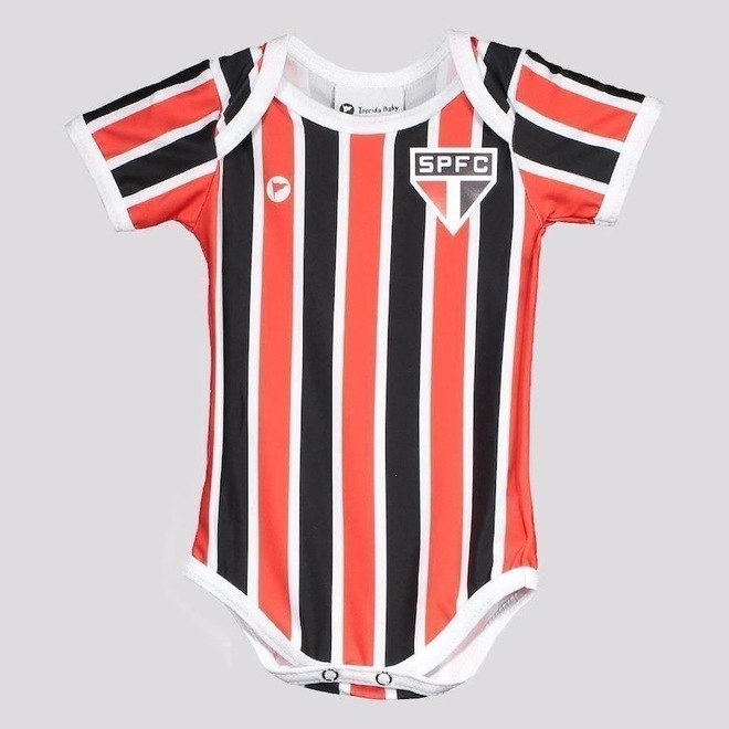 Body do São Paulo Listrado I Futfanatics - Infantil - Foto 1