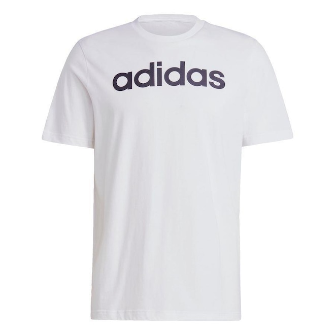 Camiseta Masculina adidas Manga Curta Logo Linear - Foto 1