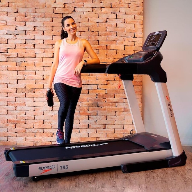 Esteira Ergométrica Speedo TR 5 com Inclinação Amortecimento e Bluetooth - 110V - Foto 1