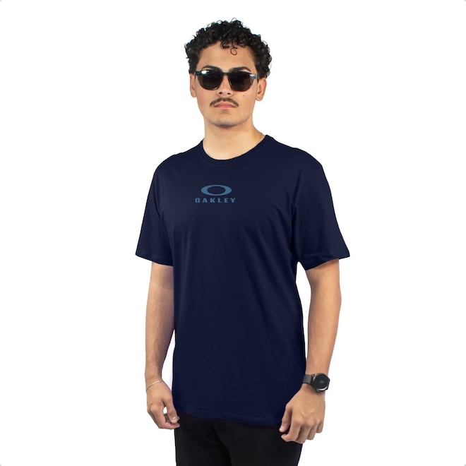 Camiseta Oakley Bark New Tee - Masculina - Foto 1