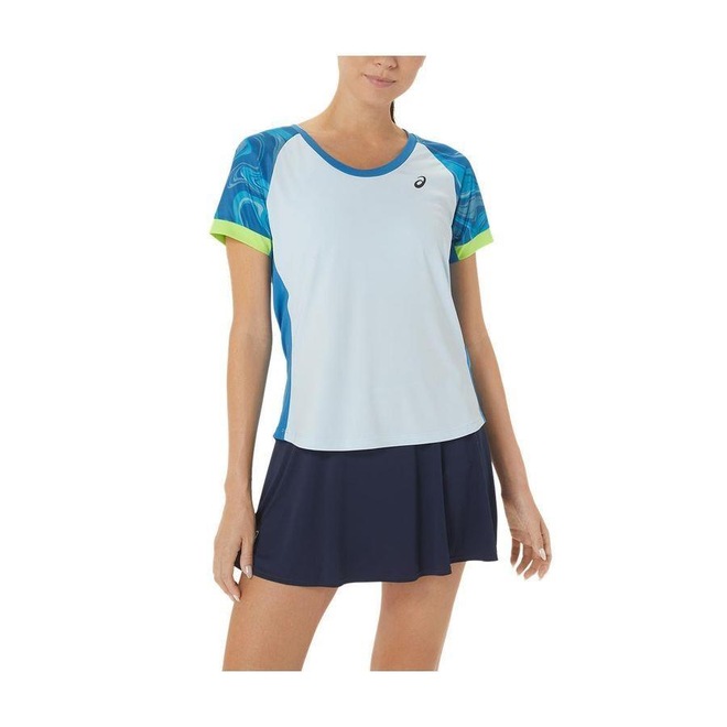 Camiseta Asics Court Graphic - Feminina - Foto 1