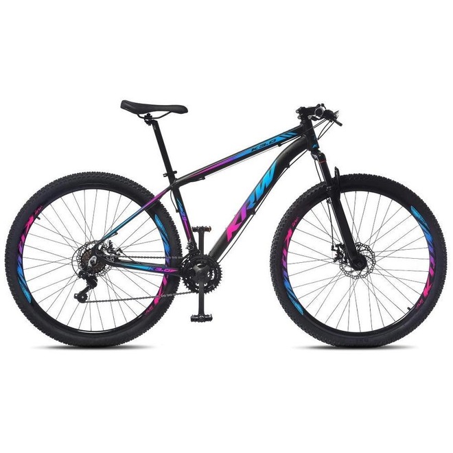 Bicicleta Aro 29 KRW S21 Alumínio - Câmbio Shimano TZ - Freio a Disco Ltx - 21v - Adulto - Foto 1