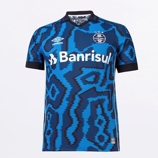 CAMISA DO GRÊMIO UMBRO OF.3 2021 CLASSIC - MASCULINA - Foto 1