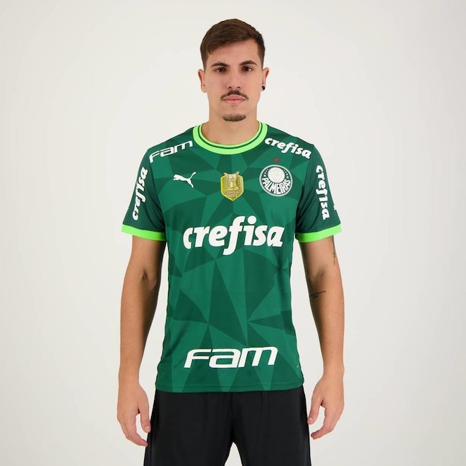 Camisa do Palmeiras I 2023 Campeão Brasileiro 2022 Puma - Masculina - Foto 1