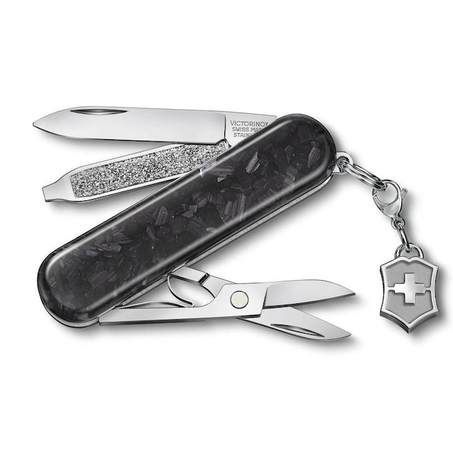 Canivete de Bolso Victorinox Classic SD Brilliant Carbon - Foto 1
