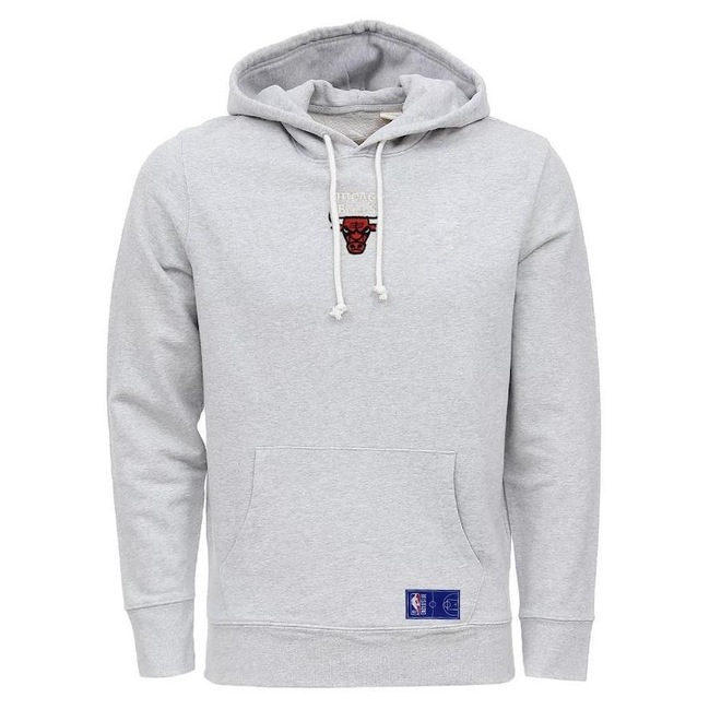 Blusão De Moletom Canguru NBA Chicago Bulls Mini Logo Soft - Adulto - Foto 1