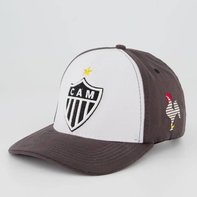 Boné Aba Curva do Atlético Mineiro Escudo Futfanatics - Snapback - Adulto - Foto 1