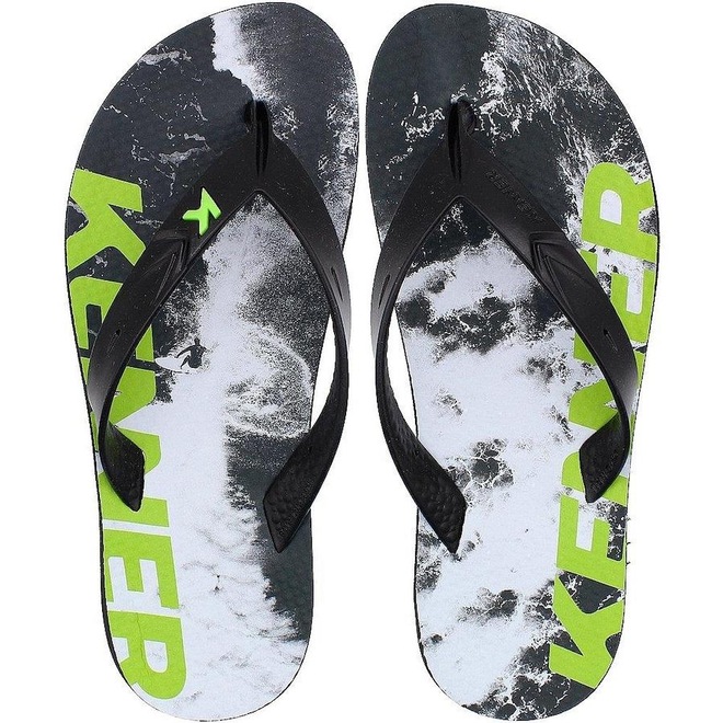 Chinelo Kenner Summer Floater Gel Tira Fina - Masculino - Foto 1