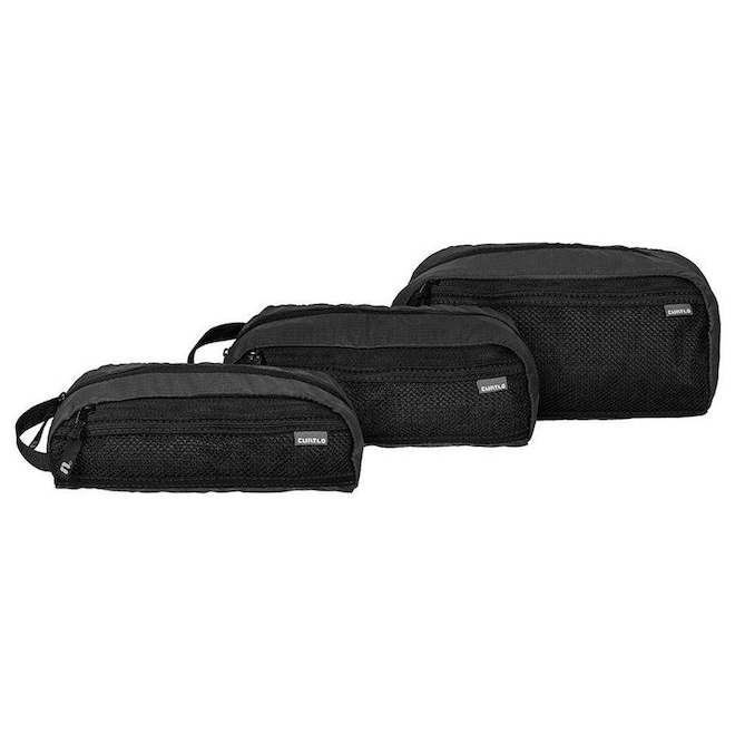 Kit Necessaire Curtlo Light Trio - 3 Unidades - 3,5 Litros - Foto 1