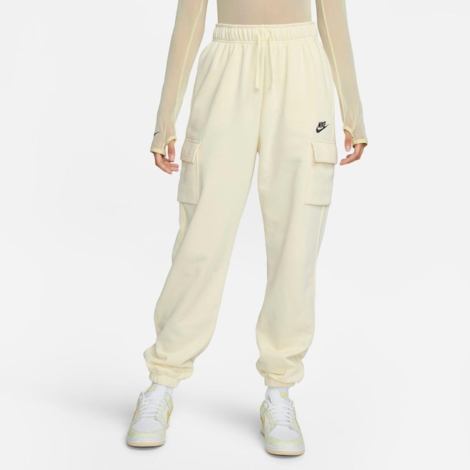 Calça Nike Sportswear Club Fleece Cargo - Feminina - Foto 1