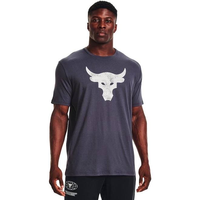 Camiseta Under Armour Project Rock Bull - Masculina - Foto 1
