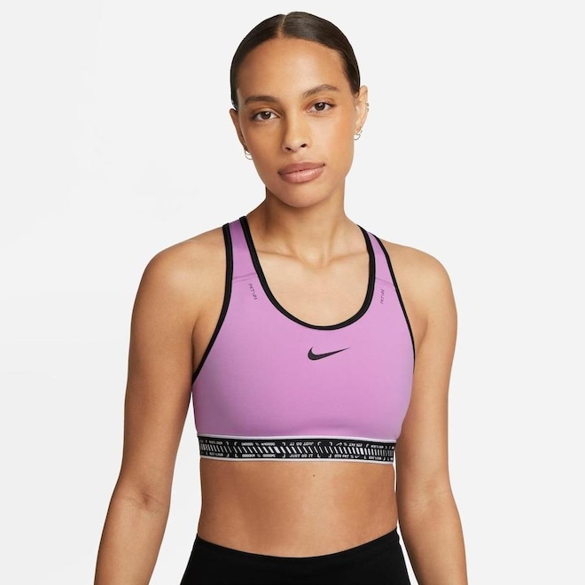 Top Fitness Nike Swoosh On The Run - Feminino - Foto 1