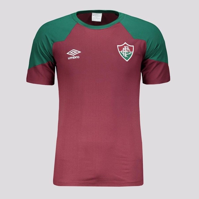 Camisa do Fluminense Concentração 2023 Grená Umbro - Masculina - Foto 1