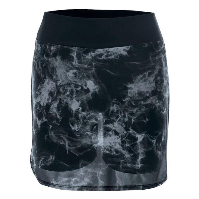 Short-Saia She Estampado Cós Elástico Fitness - Feminino - Foto 1