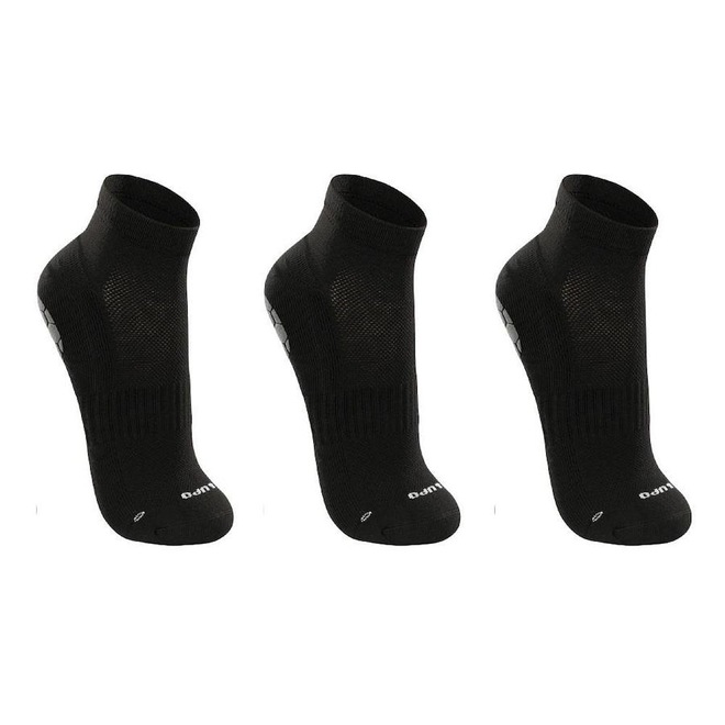 Kit Meia Sapatilha Pilates Lupo Antiderrapante - 3 Pares - Foto 1