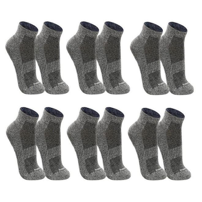 Kit Meia Sapatilha Pilates Lupo Antiderrapante - 6 Pares - Foto 1