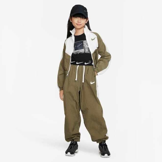 Jaqueta Nike Sportswear Woven - Infantil - Foto 1